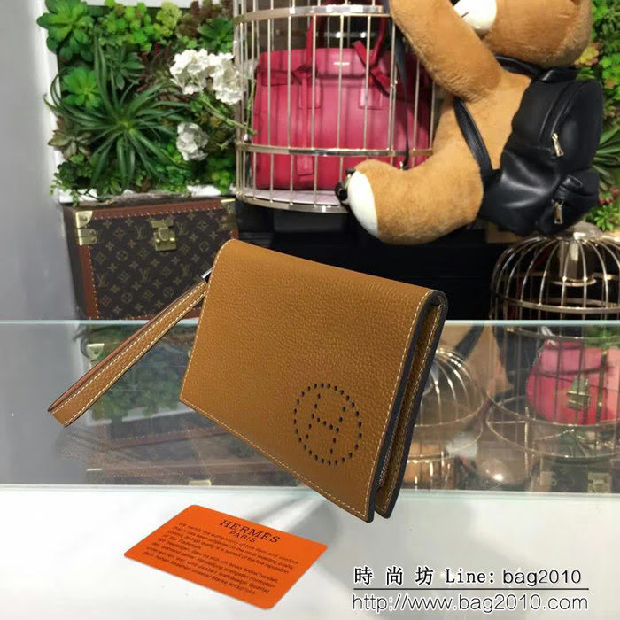 HERMES愛馬仕 經典爆款 高端品質 男士手包 802-1 JD1029